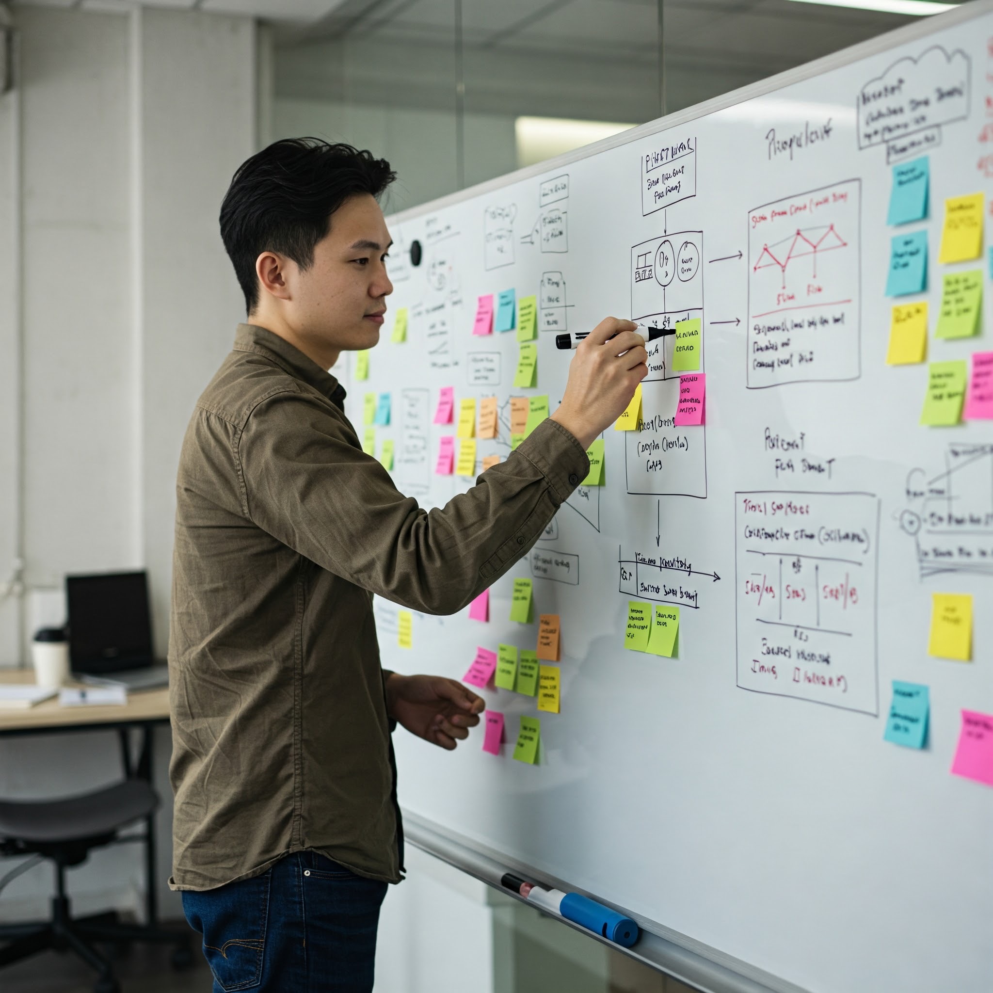 photo of Creative Office Brainstorming Session